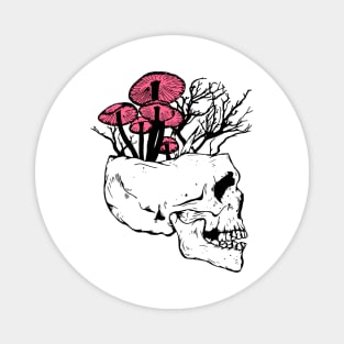 Fungi Skull Magnet